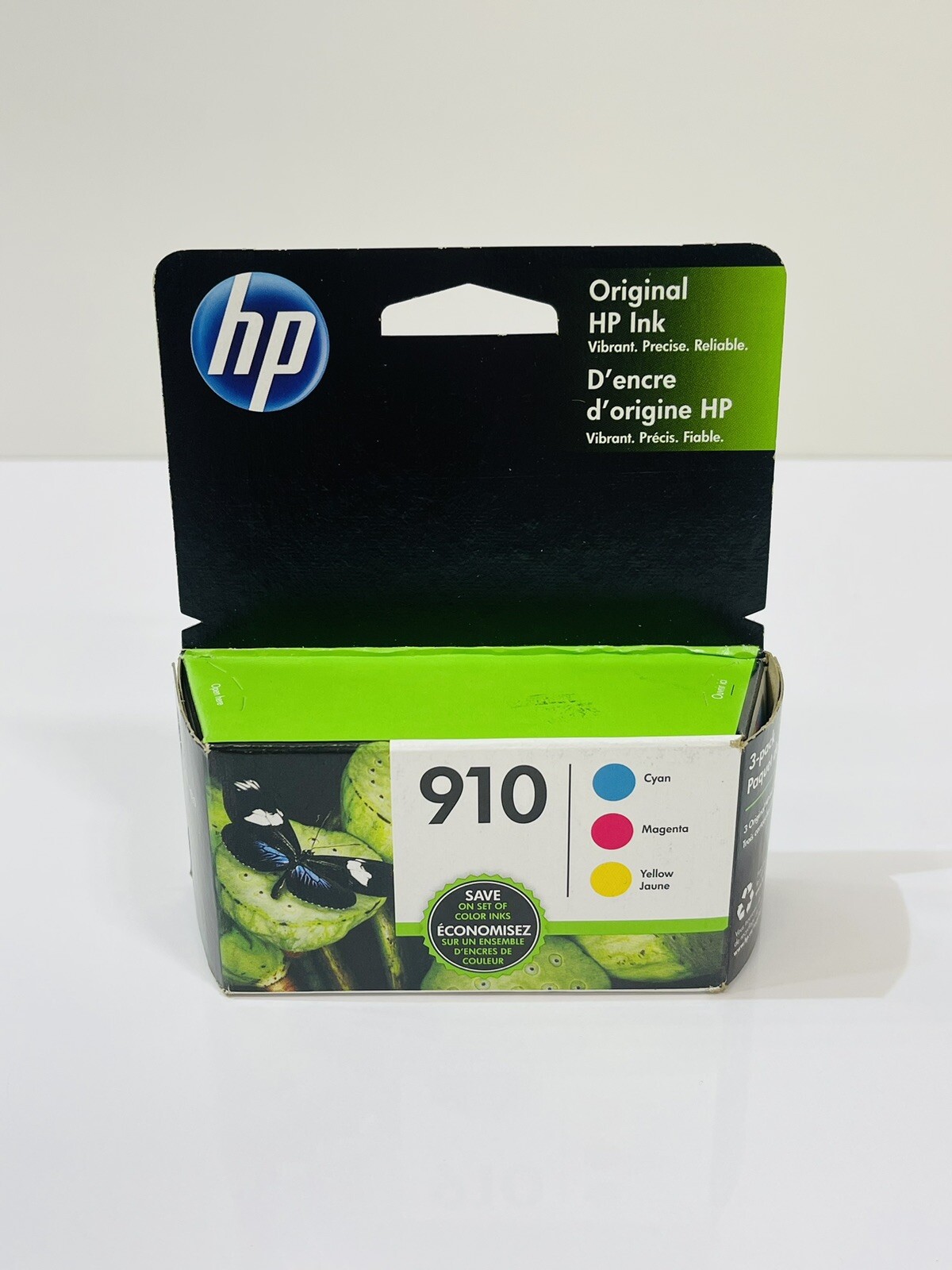 New Genuine HP 910 Cyan Magenta Yellow 3PK Ink Cartridges Office Jet Pro 01/2021