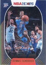 2020-21 Panini NBA Hoops Premium #/199 NO. 65 Dennis Schroder - Oklahoma City Th