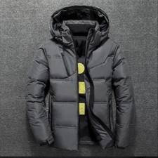 Chaqueta De Invierno Frio Nieve Para Hombre Gruesa Con Capucha Chamarras Nueva