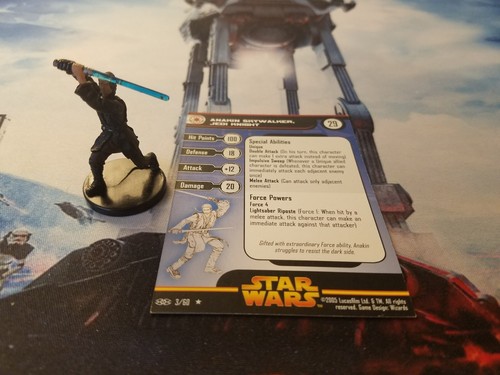 Star Wars Miniatures Revenge of the Sith 03 Anakin Skywalker, Jedi Knight