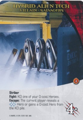 HYBRID ALIEN TECH Upper Deck Marvel Legendary Spider-Man Homecoming ...