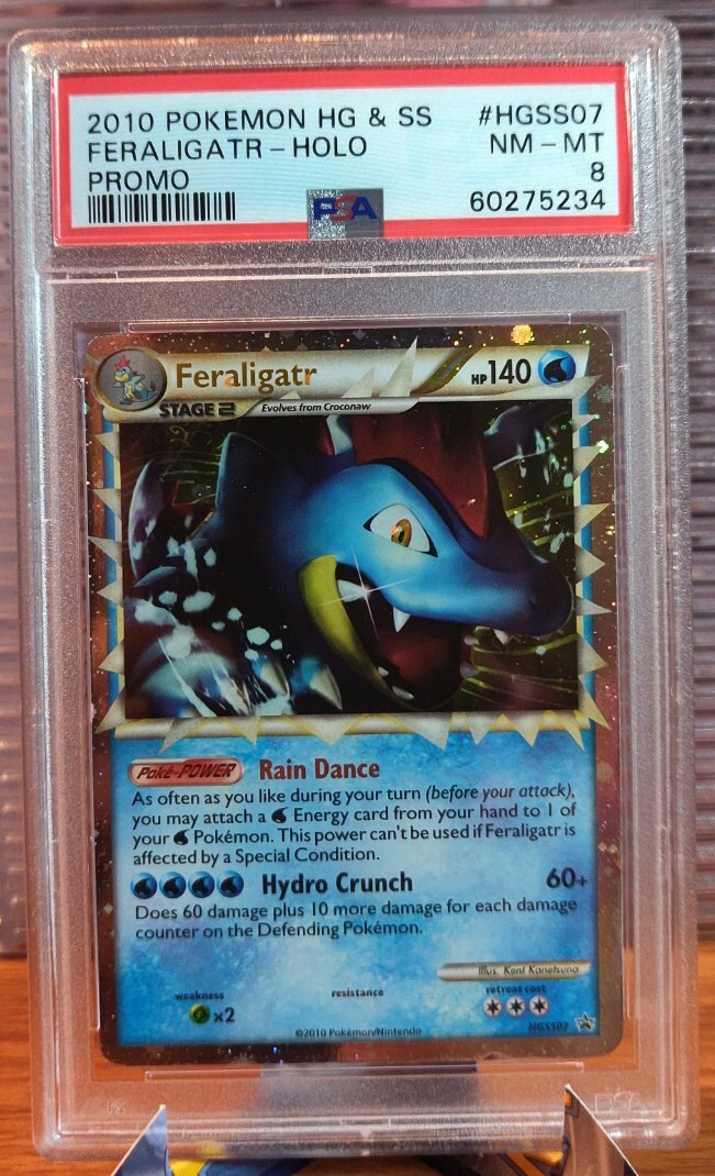 2016 ポケモン 花札 Feraligatr GEM MT 10