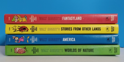 【ビンテージ】Wonderful World of Walt Disney VINTAGE The Wonderful World of Walt Disney 1965 4 BOOKS With
