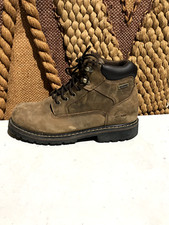 Norfolk Southern Brown Lace Up Steel Toe Oil Resistant Mens Work Boots Size 10.5