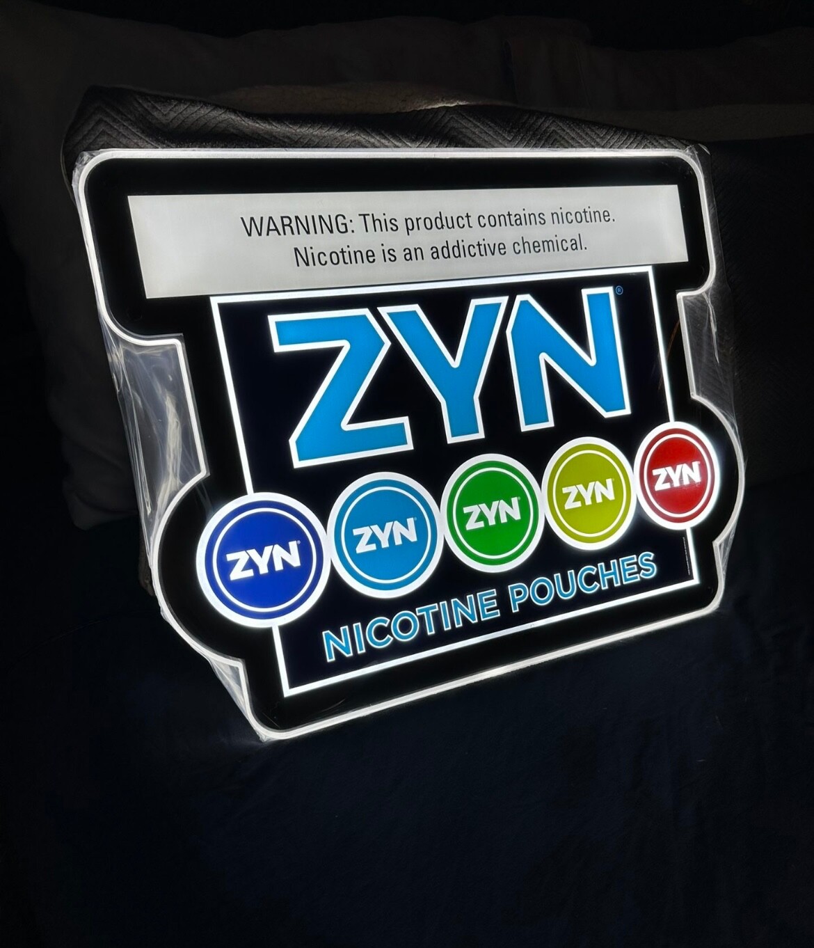 ZYN Acrylic LED Sign eBay