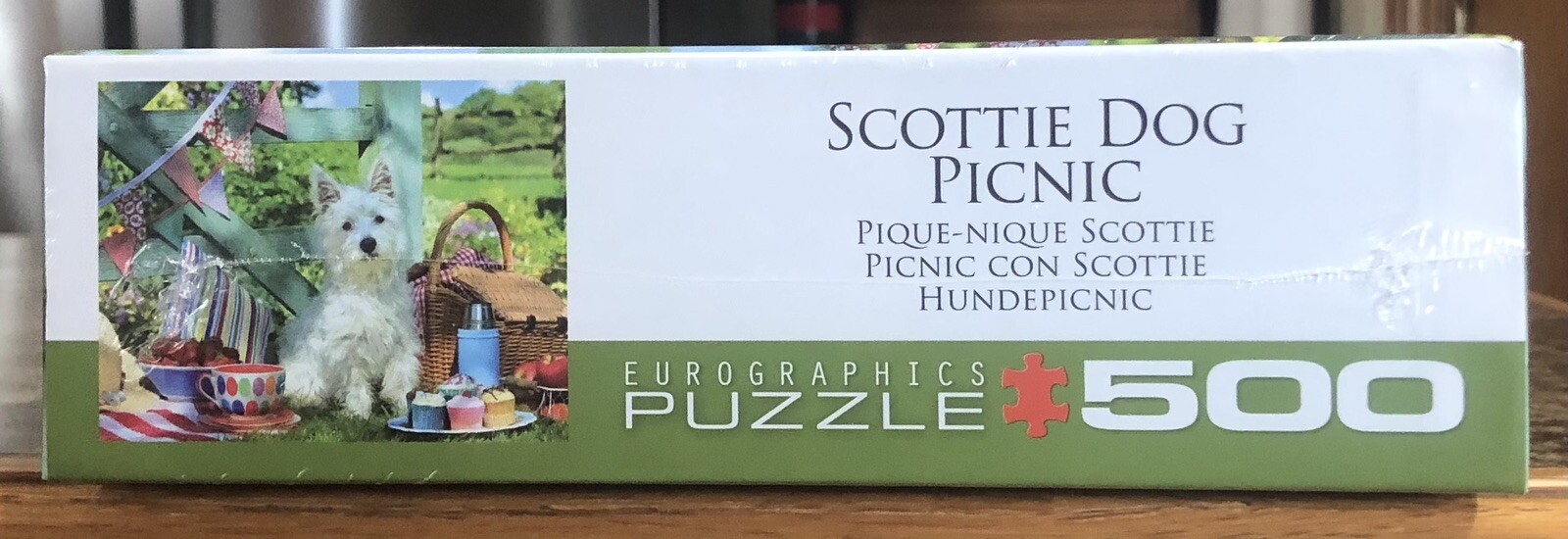 Eurographics 500 Piece Puzzle - Scottie Dog Picnic - NEW!