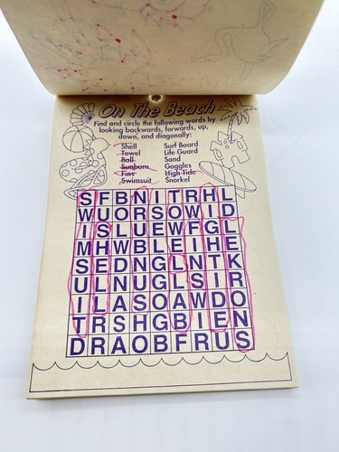 Set castello da colorare vintage anni 90 Lisa Frank kit cane unicorno - Foto 10 di 17