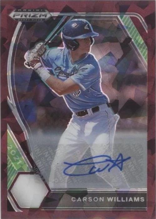 Burgundy Cracked Ice Prizm Autographs