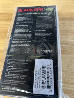 Element Case Black Ops Watch Band Apple Watch Series 45mm Tyson  Tactical