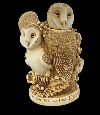HARMONY KINGDOM Owl Figurine SIGNED LTD ED 4565/7200 Hand painted 1998