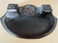 Calamaio penna stilografica BRONZO MASSICCIO ampolle inchiostro vintage L 23