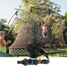 Trampoline Sprinkler 39FT Outdoor Water Play Toy for Kids Backyard Summer Fun