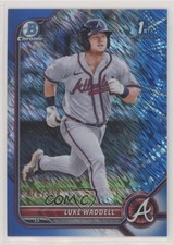 2022 Bowman Chrome Prospects Blue Shimmer Refractor 70/150 Luke Waddell 0pl9
