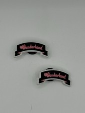 Alice In Wonderland- 2pc Shoe Charms croc decoration