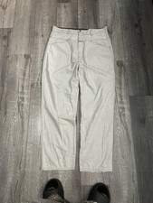 Marithe Francois Girbaud Y2K Carpenter Pants Grey Loose Fit Pockets Size 38x32