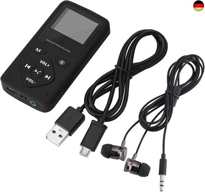 Vikye Tragbares Radio, DAB/DAB+ Pocket Digital Radio Receiver FM Radio mit LCD