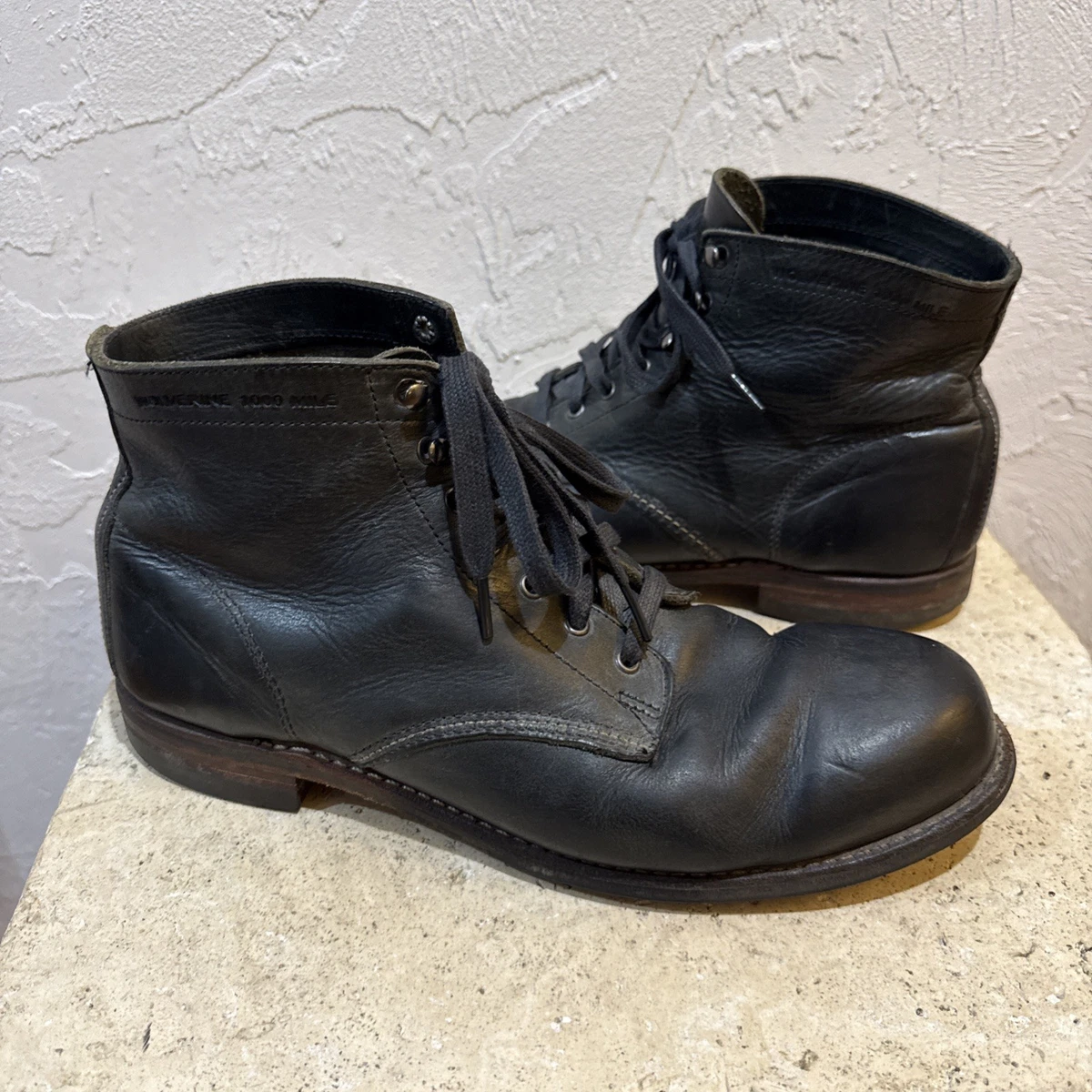 Black Wolverine 1000 Mile Boots for Men for sale | eBay