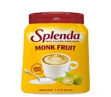 Splenda Monk Fruit 19 oz. Large Jar Free shpping fast delivery NEW