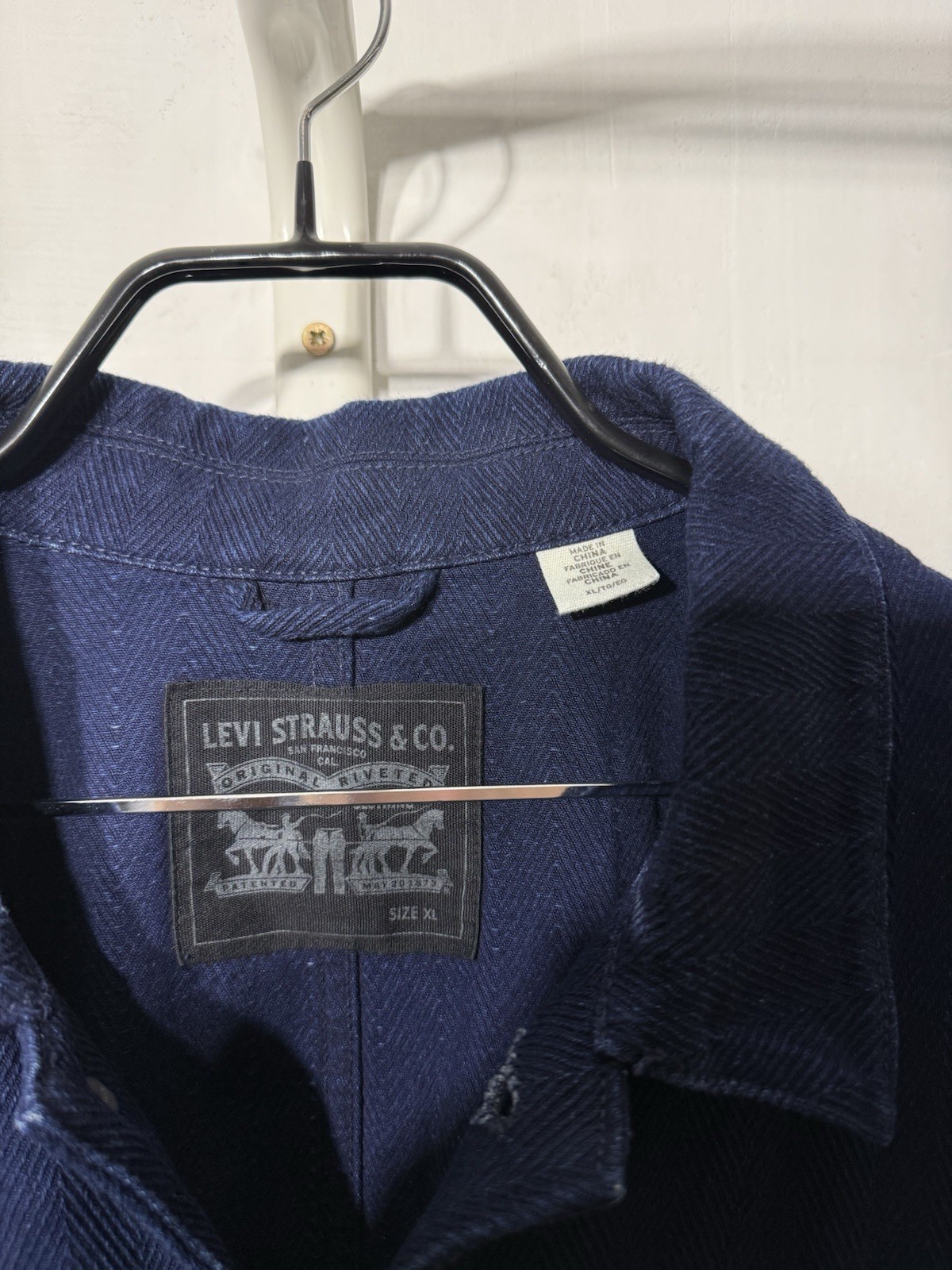 Levi's Chore Engineer Work Coat Jacket Railroad T… - image 4