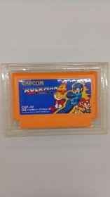 Mega Man 4 Rockman 4 Famicom NES Japan CAP-4V Capcom 1991 Boxed w/ Manual B0856
