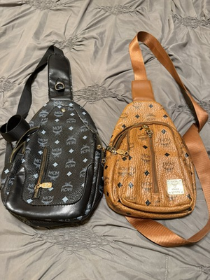 #ad MCM Unisex Crossbody Fanny Pack Adjustable Lot of 2 $175.00