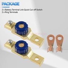 Motorcycle Car Battery Power Off Switch Link Terminal Quick Cut-off Disconnect