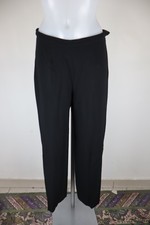 MARELLA PANTALONI DONNA 42 WOMAN PANTS CASUAL VINTAGE VISCOSA ACETATO LOGO
