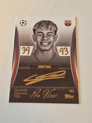 TOPPS  2026  - FC BARCELONA - FACSIMILE SIGNATURE STYLE  - LAMINE  YAMAL 