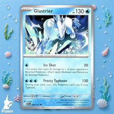 Glastrier 54/217 Eroi Ascesi Pokemon TCG Carta Acqua Singola Trading Card