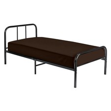 100 Egyptian Cotton Cot Fitted Sheet 30x75 - Narrow Twin, Bunk, Army Cot Choc 