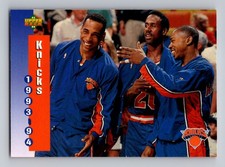 1993-94 Upper Deck #227 NEW YORK KNICKS SCHEDULE