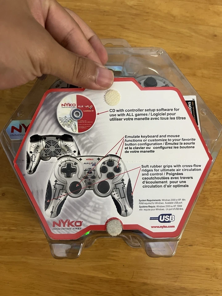 Nyko Air-Flo EX 风扇冷却控制器 USB 适用于 PC Mac 全新未拆封 复古 美国 — 第 4/4 张图片