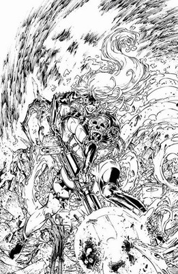 SHE-SPAWN #1 (OF 5) CVR E BRETT BOOTH Virgin B&W VAR