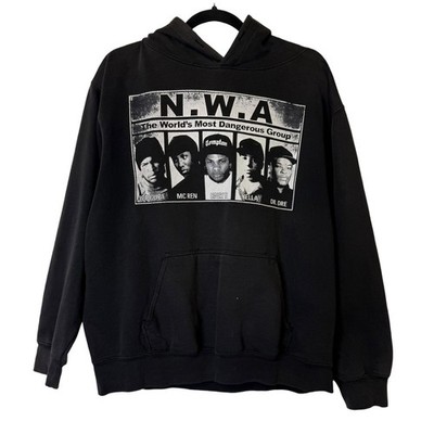 Vintage Ruthless Records Rap NWA Hoodie Men Size L Used Eazy E