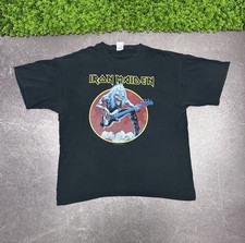 Camiseta vintage Iron Maiden 2003 banda de death metal