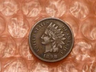 1898 Indian Head Cent Penny Liberty & Diamonds High Grade #2