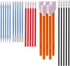 Cleanroom Foam Tip Swab Set 5 Colors  Styles, 100 Pack - Assorted Multi-Use