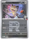 Team Rocket's Meowth 161/217 Team Rocket Reverse Holo Ascended Heroes NM