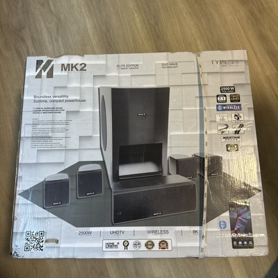 Mk2 Acoustics Elite Edition 7.1 Smart Theater Speakers. Wireless. Brand New