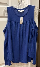 New Loft Long Sleeve Shirt, Size M, $44.50, CK Measurements