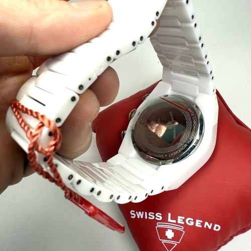 Swiss Legend Throttle Chronograph Uhr Herren - Keramik - 7,5" - NEU!!! - Bild 6 von 9