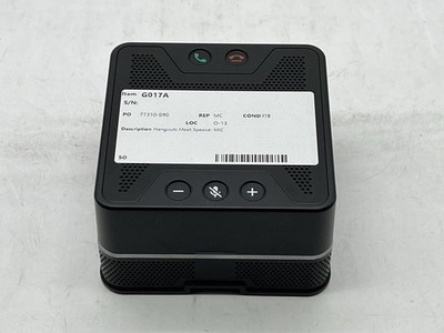 Google G017A Hangouts Meet Conference Meeting Speaker Mic Black