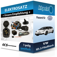 für VW ID.3 FließHeck 03.2020-Jetzt ECS E-Satz 7Polig Fahrzeugspezifisch FP NEU