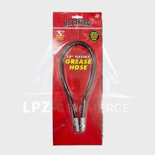 U.S. General 18 In. Flexible Grease Hose item #92657 1/8" NPT 27 TPI, 3000 PSI