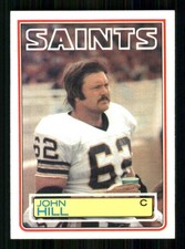 1983 Topps #115 John Hill New Orleans Saints 8223
