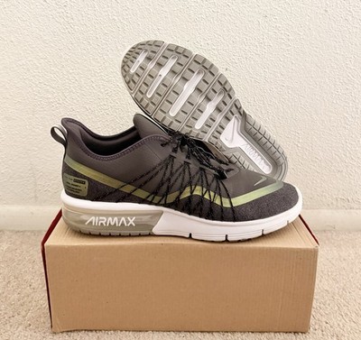 Nike Air Max Sequent 4 Men s Size 11 Utility Thunder Grey/Volt Glow 2018