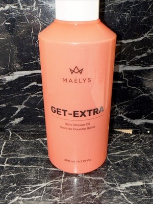 Maelys GET-EXTRA 6.7 oz  Rich Shower Oil - Cleanse & Moisturize new