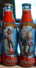 lot 2full bottles coca cola mini fans world cup Germany 2006 from argentina