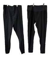 X2 Black Love Leggings Size M W30  L24  Womens