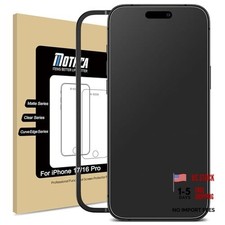 Matte Glass Screen Protector for iPhone 17 / iPhone 16 iPhone 16 Pro-6.3 Inch
